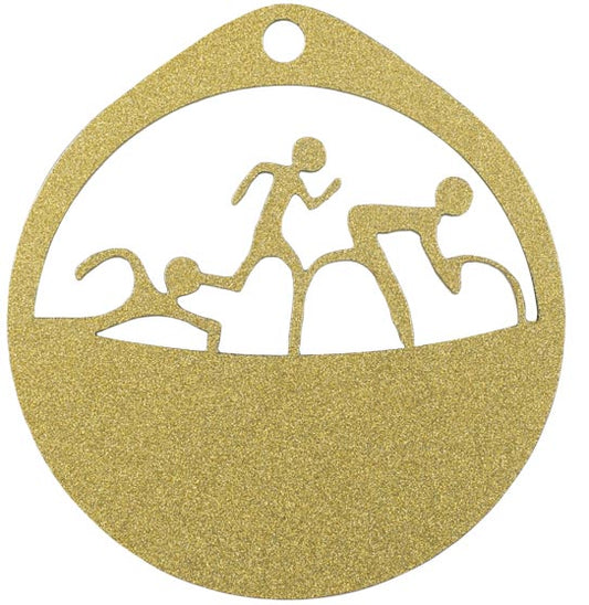 MEDALLA DE METAL TRIATLÓN ∅70MM