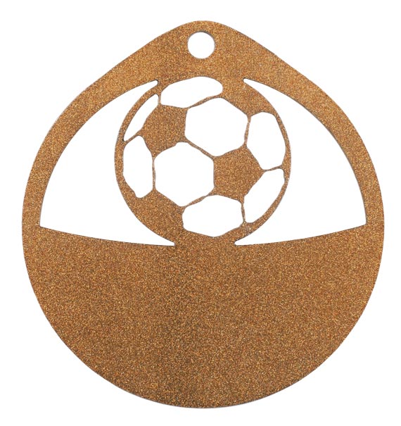 MEDALLA DE METAL FÚTBOL ∅70MM