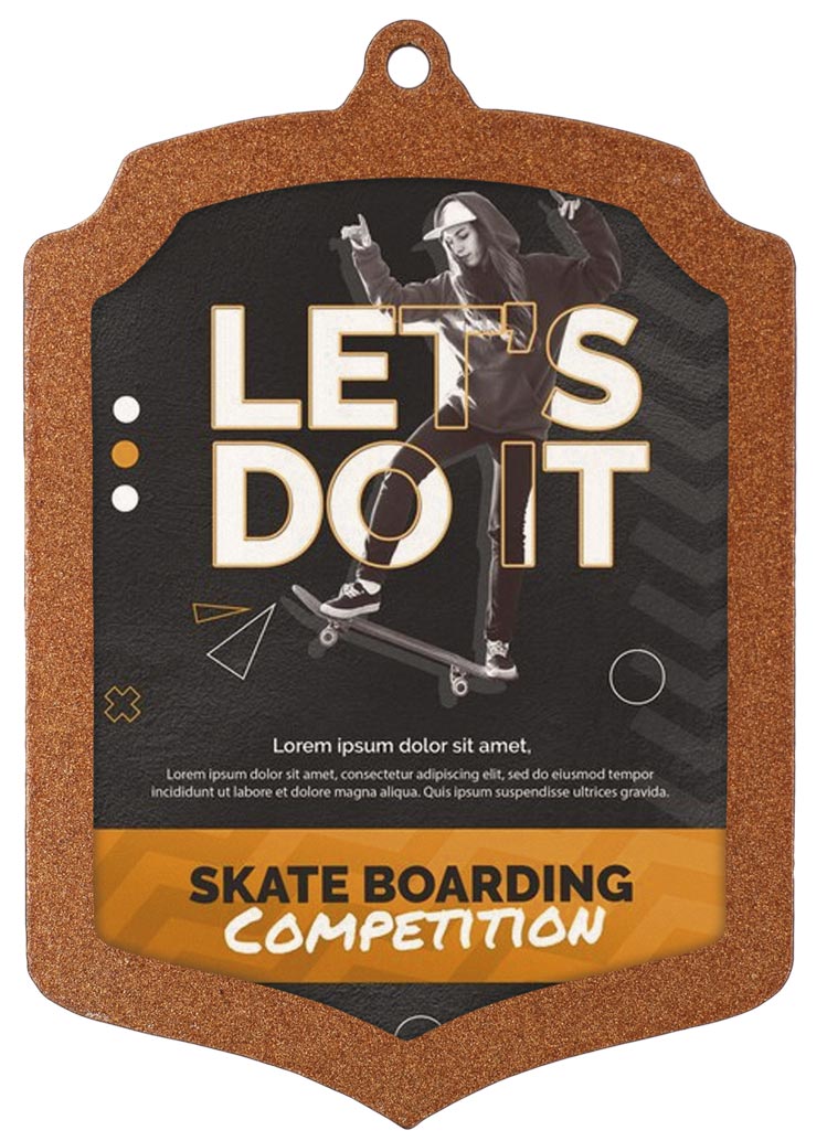 MEDALLA PERSONALIZABLE DE METAL