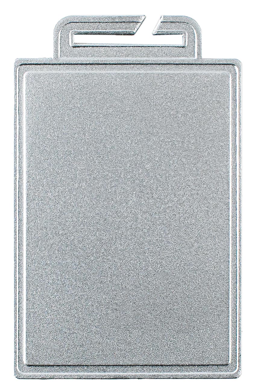 MEDALLA PERSONALIZABLE DE METAL RECTANGULAR