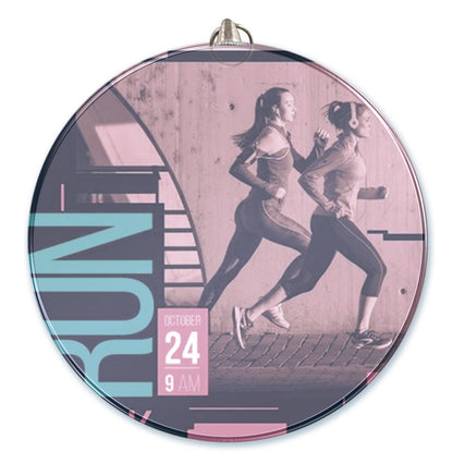 MEDALLA PERSONALIZABLE DE CRISTAL