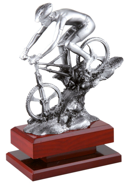 TROFEO BTT DESCENSO PLATEADO