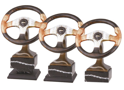 Trofeo Motor. Volante de Coche competición.