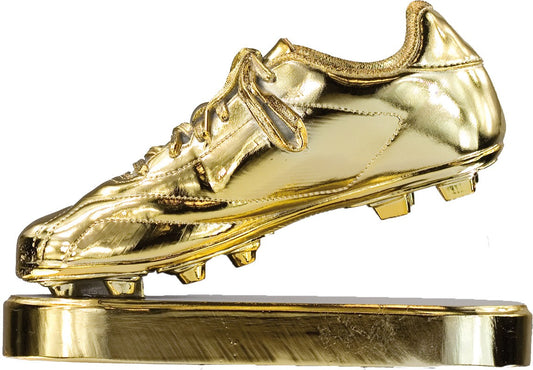 TROFEO BOTA DE FÚTBOL ORO