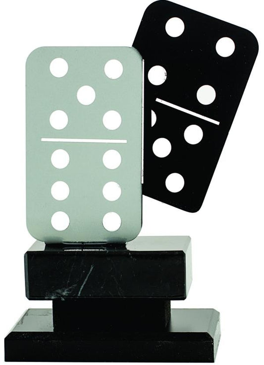 TROFEO DOMINO DE METAL