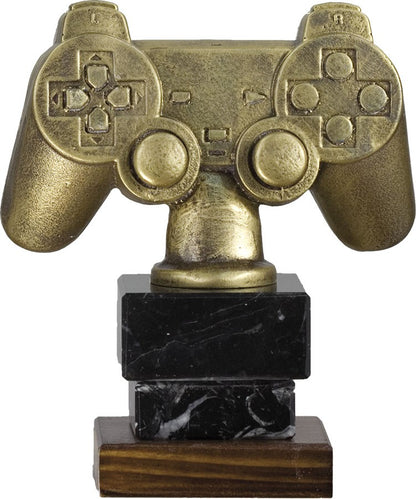 TROFEO MANDO PLAY ORO