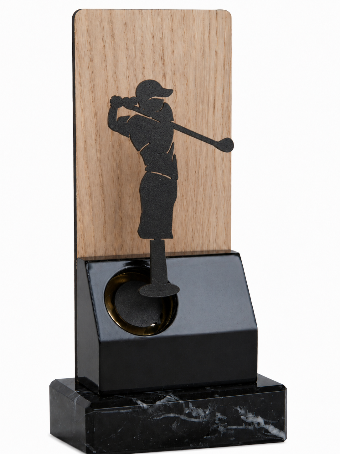 TROFEO DE MADERA GOLF
