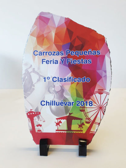 PLACA PIZARRA LACADA IMPRESIÓN A COLOR