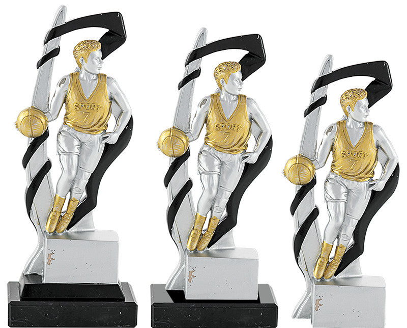 Trofeo Baloncesto. Pelota y jugador