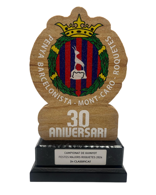 TROFEO 30 ANIVERSARIO PENYA BARCELONISTA MONT-CARO-ROQUETES