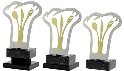 TROFEO CUBIERTOS DE COCINA EN METAL