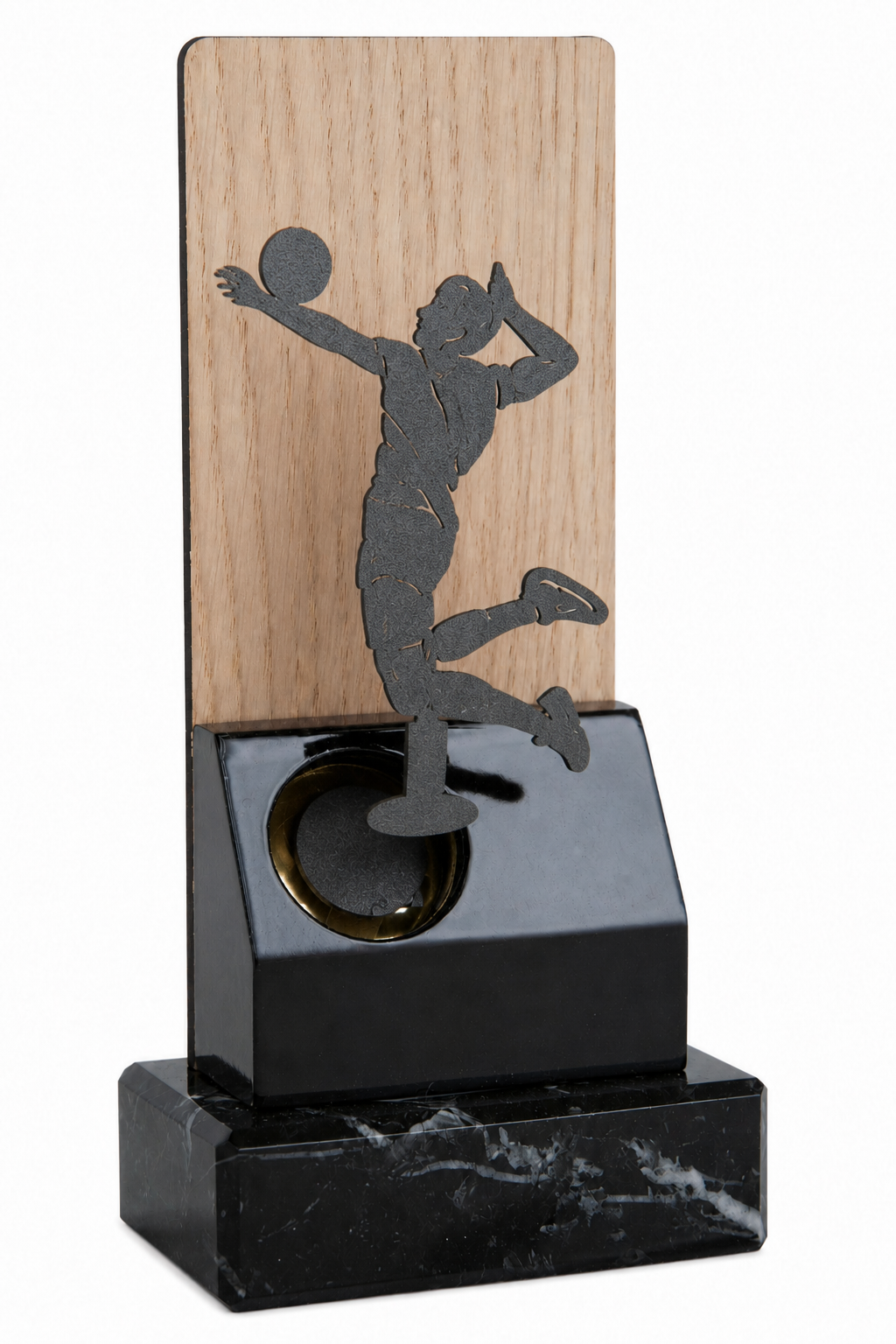 TROFEO DE MADERA VOLEYBOL