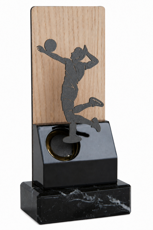 TROFEO DE MADERA VOLEYBOL