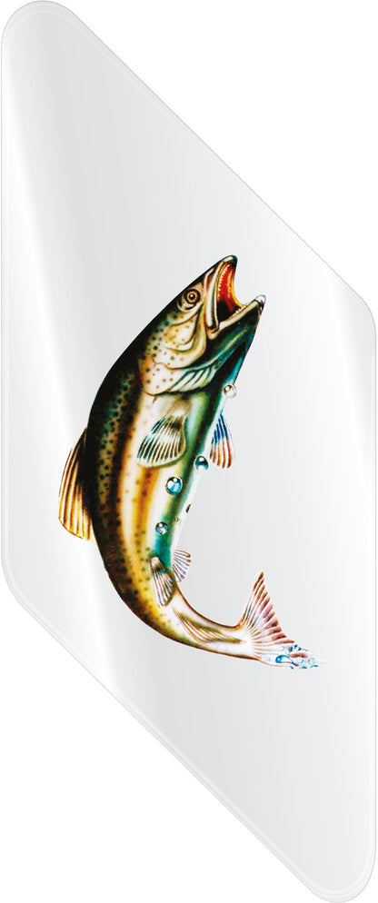 TROFEO PESCA DE METACRILATO Y MADERA