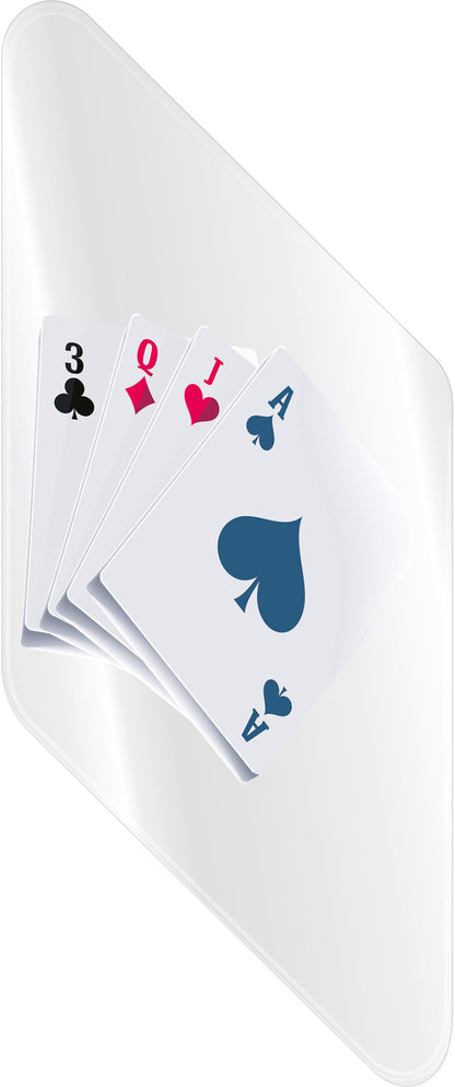 TROFEO POKER DE METACRILATO Y MADERA