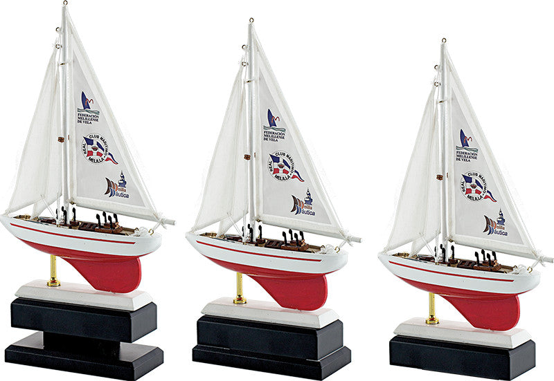 Trofeo embarcación de vela