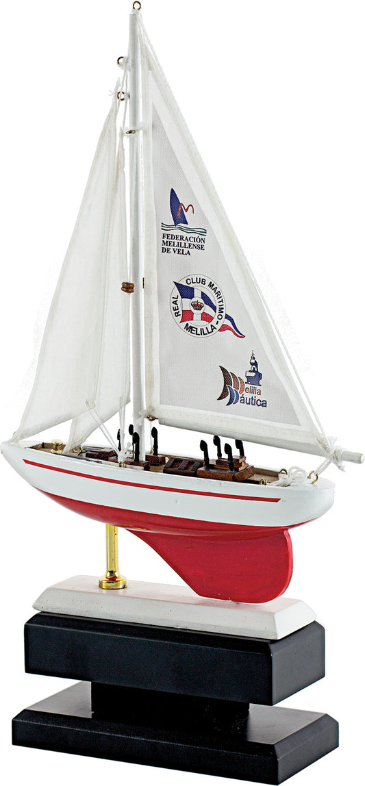 Trofeo embarcación de vela