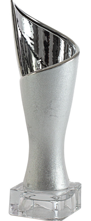 COPA CERÁMICA PLATEADA