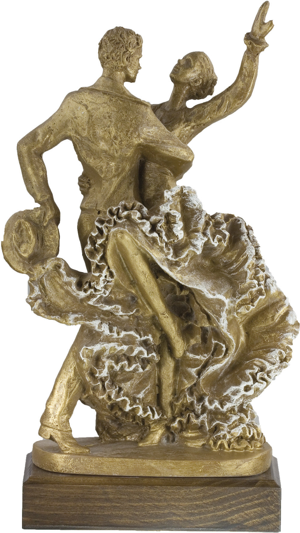 Trofeo pareja bailando sevillanas