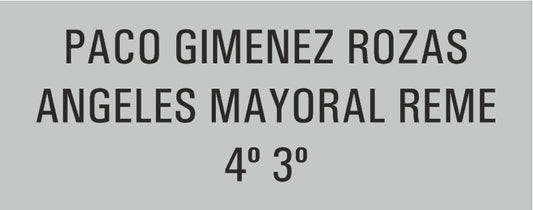 Placa buzon Plateada y Negro