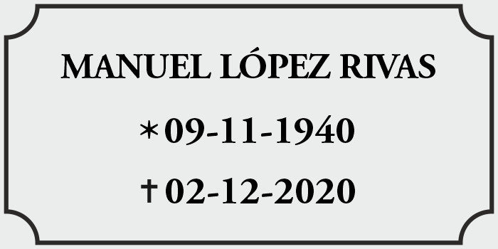 Placa Buzon plata/negra 12*8cm