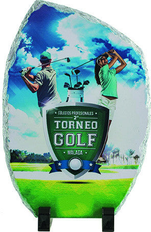 PLACA DE PIZARRA GEMA LACADA COLOR