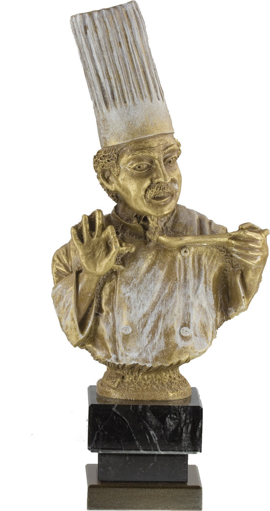 TROFEO DE RESINA COCINERO