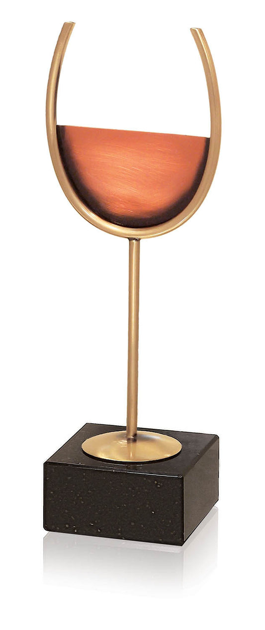 TROFEO METAL COPA VINO
