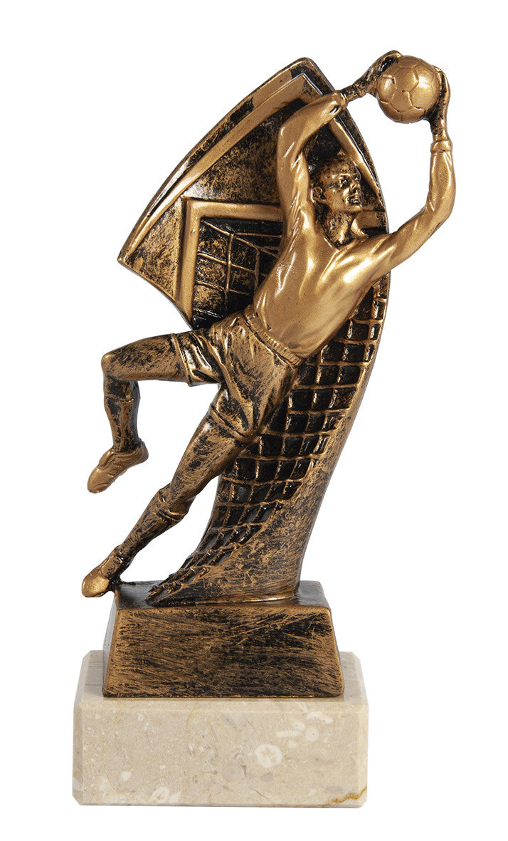 TROFEO PORTERO DE FÚTBOL Y PELOTA