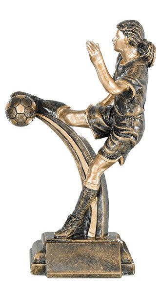 TROFEO JUGADORA FÚTBOL DE RESINA