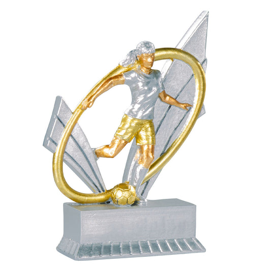 TROFEO FÚTBOL FEMENINO DE RESINA