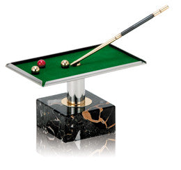 TROFEO MESA DE BILLAR METAL