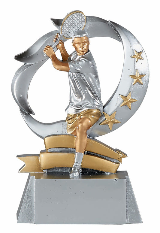 TROFEO RESINA TENIS MASCULINO