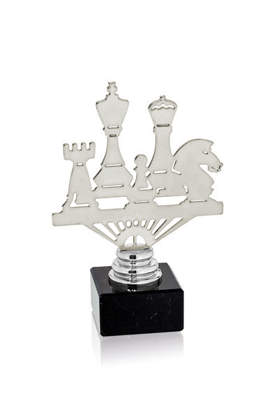 TROFEO DE AJEDREZ METAL