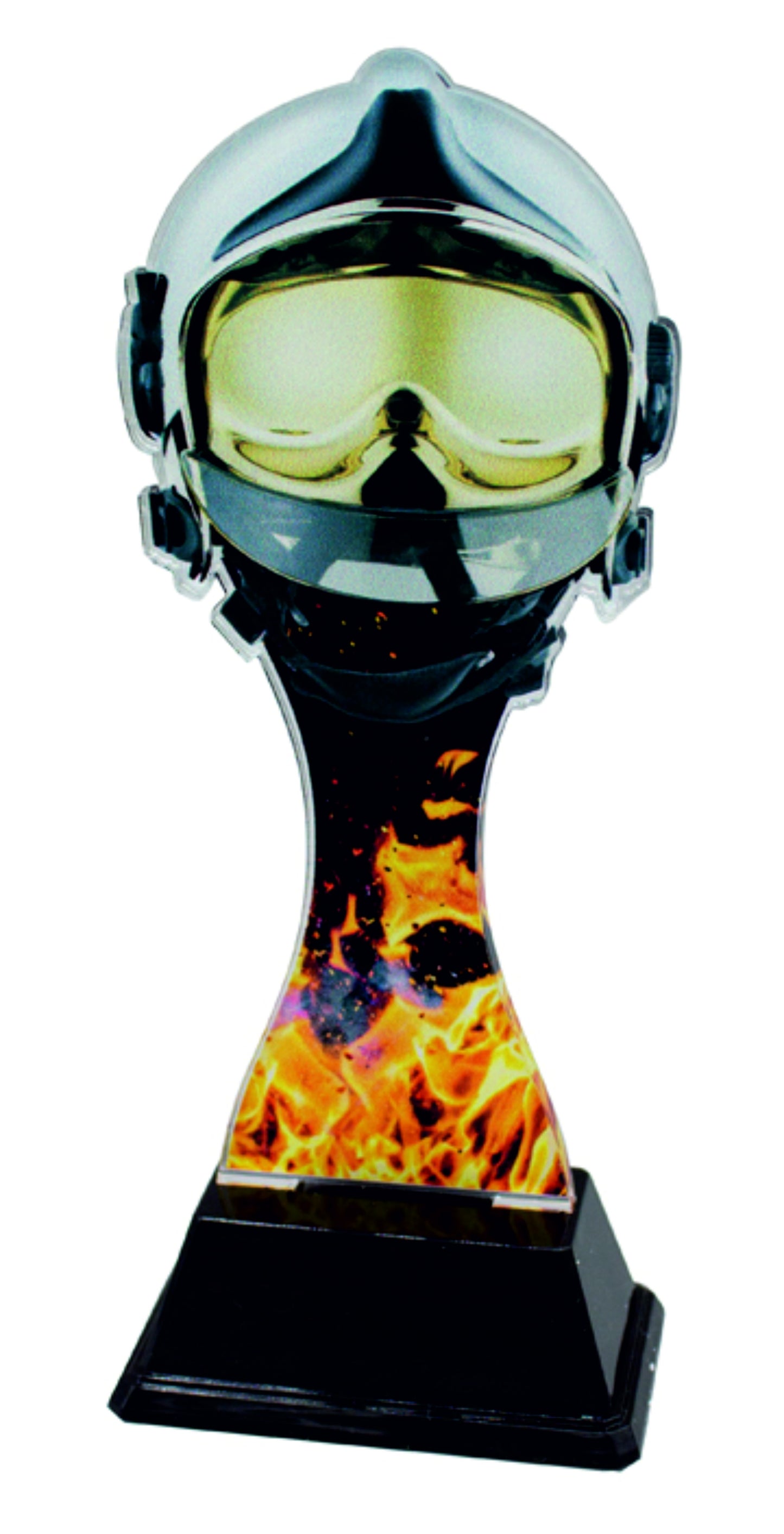 Trofeo bombero metacrilato a color