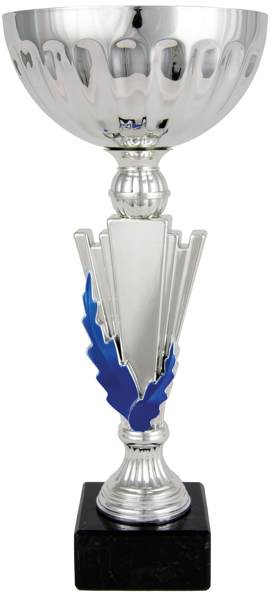 COPA PLATEADA Y AZUL LAUREL