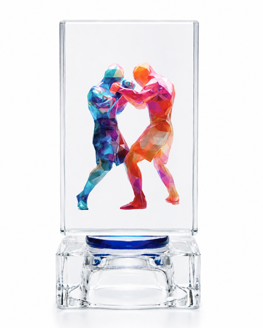 TROFEO DE CRISTAL BOXEO