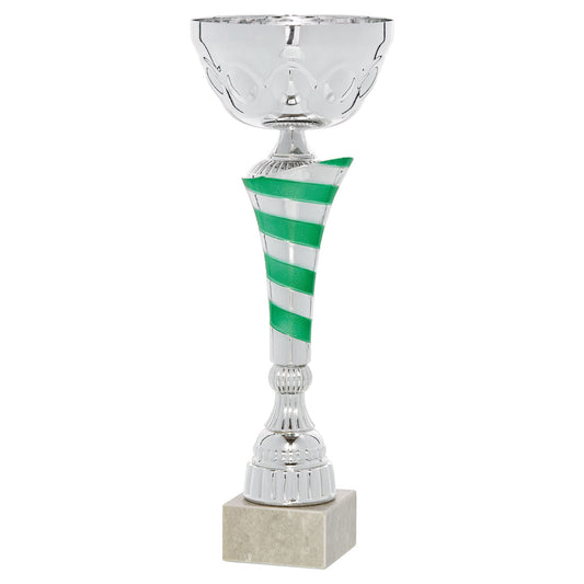 COPA PLATEADA Y VERDE