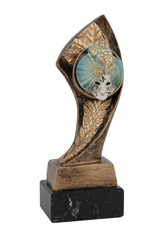 TROFEO CARNAVAL RESINA DECORADO