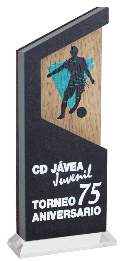 TROFEO PIZARRA Y MADERA