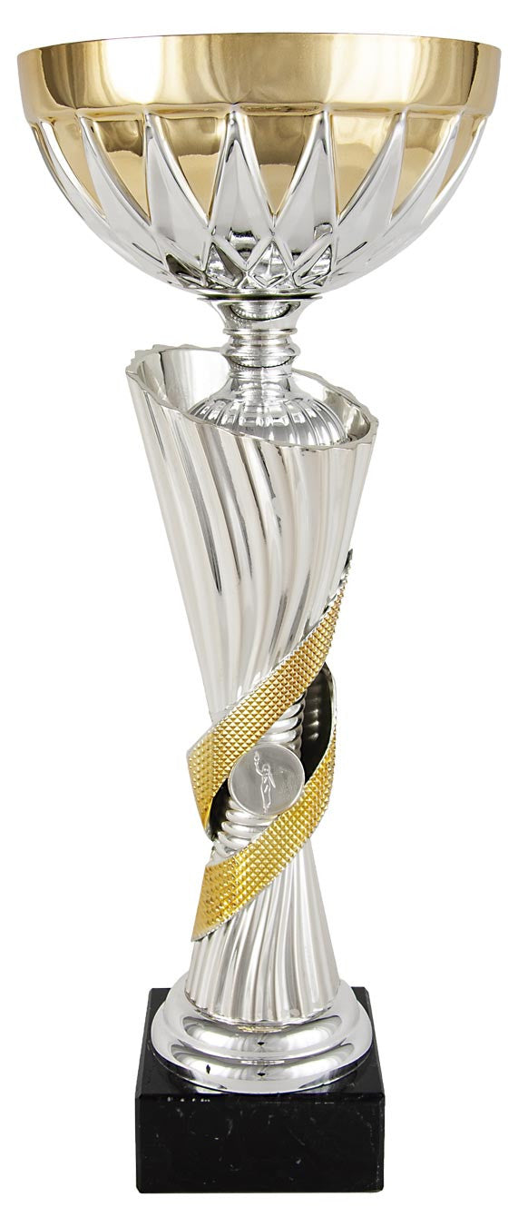 ST1281 COPA PLATEADA Y DORADA