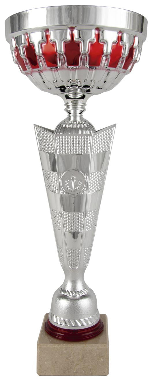 ST1288 COPA PLATEADA Y ROJO