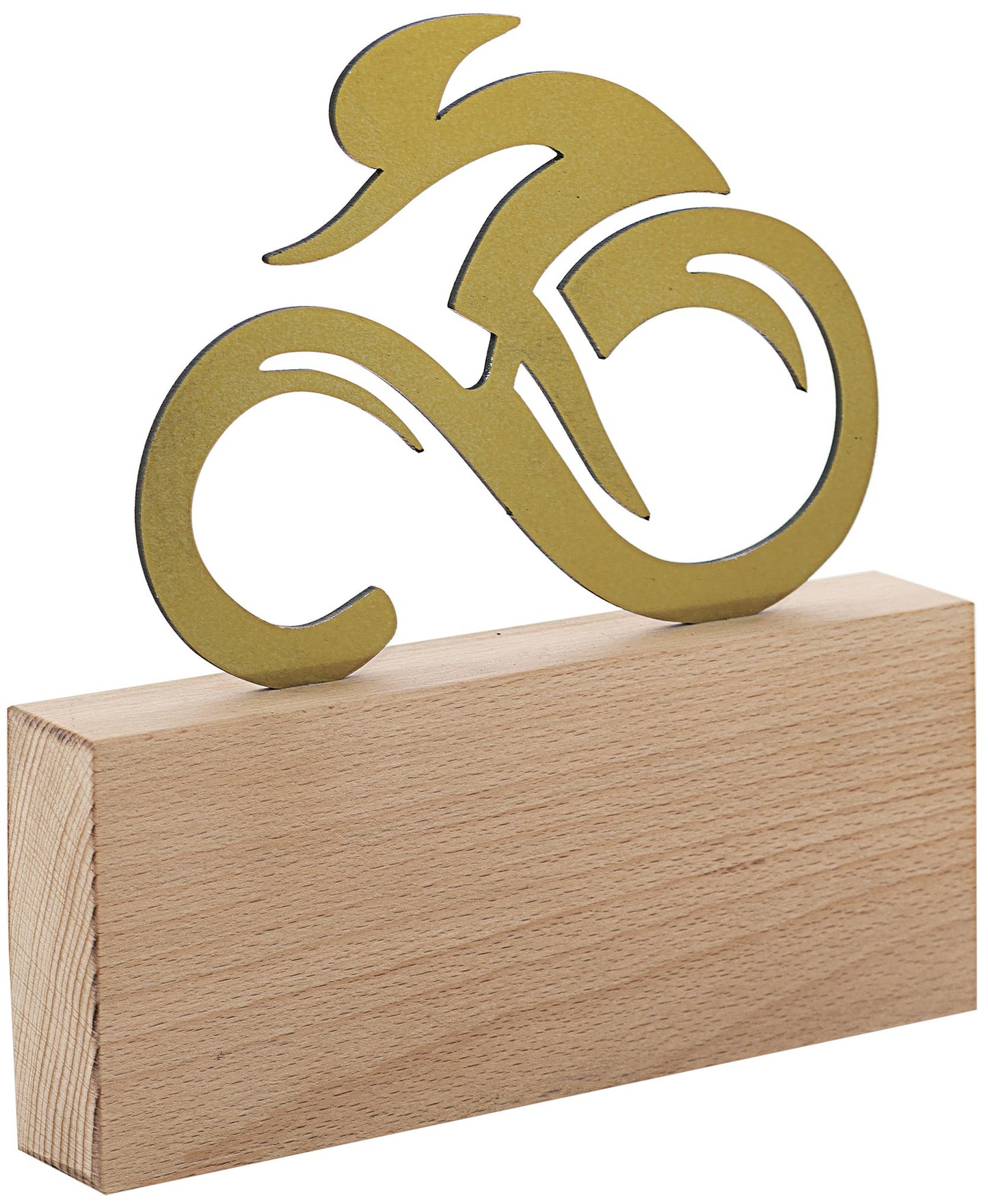ST1534 TROFEO CICLISMO MADERA Y METAL