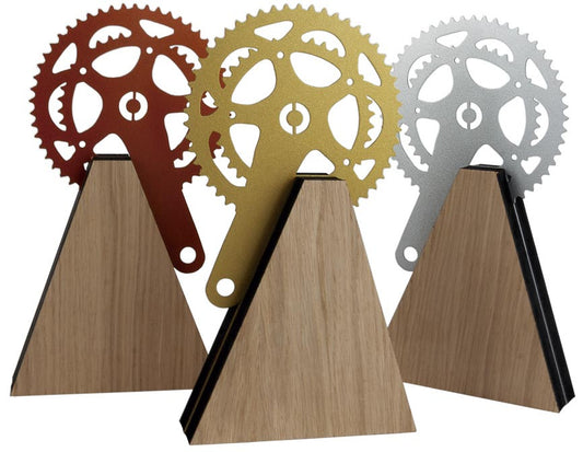 ST1535 TROFEO CICLISMO MADERA Y METAL