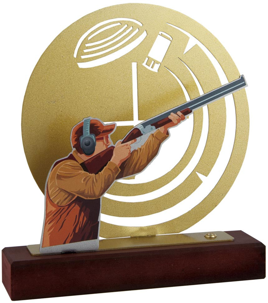 ST1590 TROFEO TIRO AL PLATO METAL