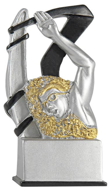 Trofeo natación metacrilato a color