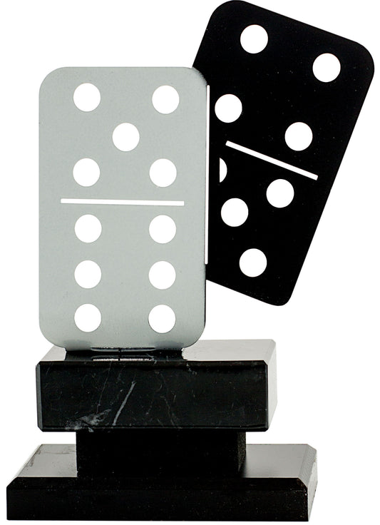 TROFEO DOMINO DE METAL