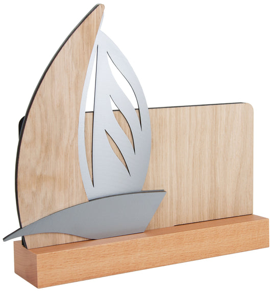 TROFEO EMBARCACIÓN MADERA
