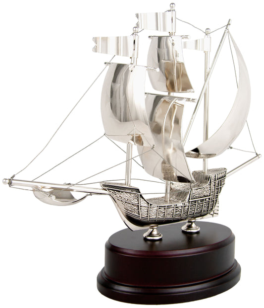 TROFEO BARCO DE METAL