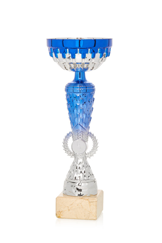 COPA PLATEADA DEGRADADO AZUL